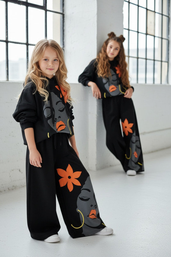 Komplet dla dziewczynki komplet dresowy dla dziewczynki odzież dziecięca Sówka