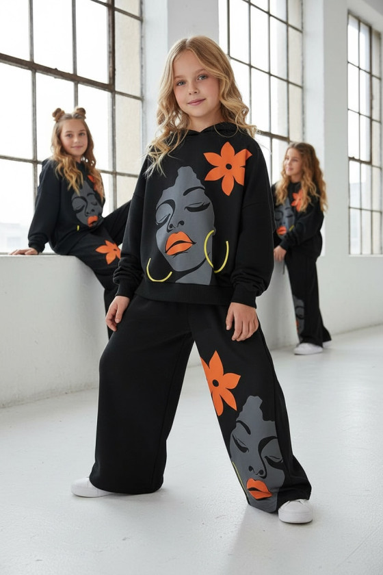 Komplet dla dziewczynki komplet dresowy dla dziewczynki odzież dziecięca Sówka