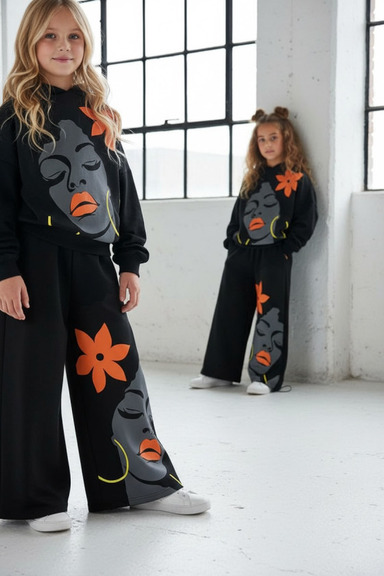Komplet dla dziewczynki komplet dresowy dla dziewczynki odzież dziecięca Sówka