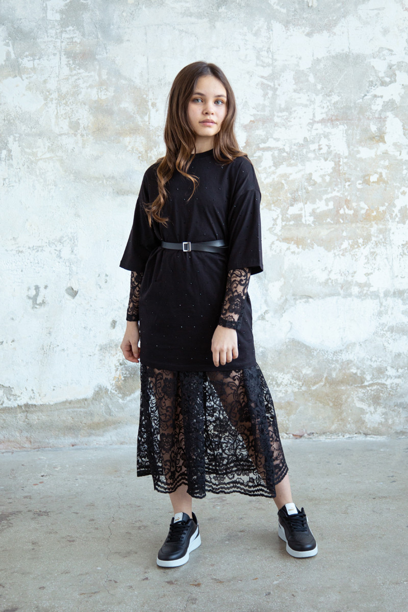 Sukienka 3w1 Sukienka+tunika+pasek