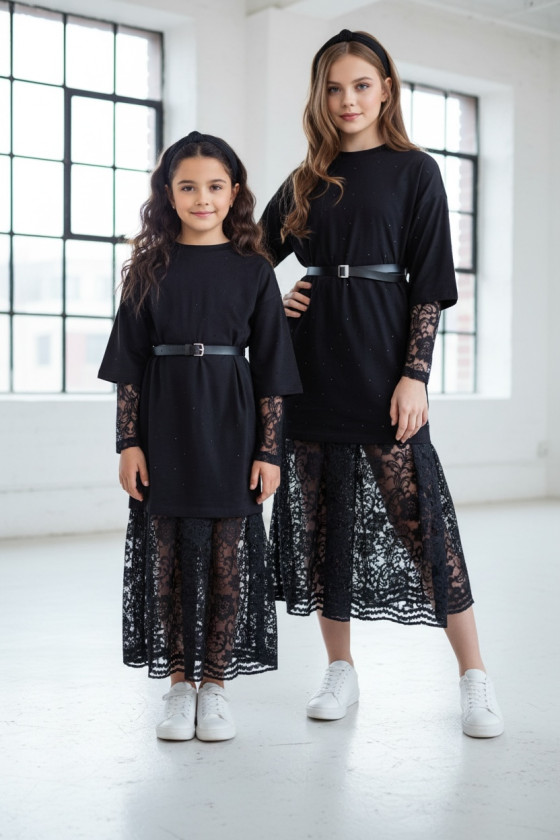 Sukienka 3w1 Sukienka+tunika+pasek