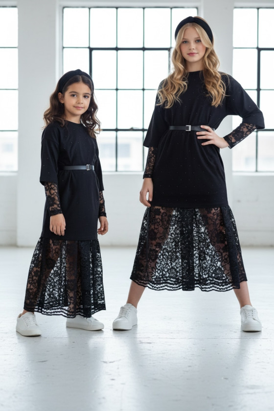 Sukienka 3w1 Sukienka+tunika+pasek