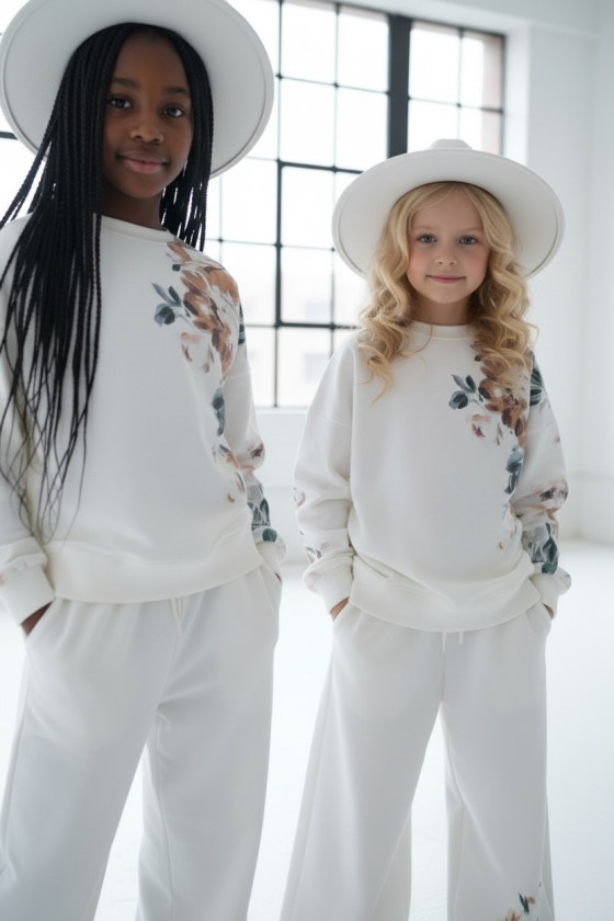 Komplet dla dziewczynki bluza i spodnie Spring Look