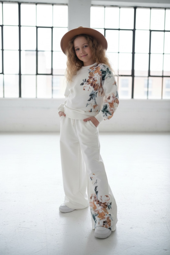 Komplet dla dziewczynki bluza i spodnie Spring Look