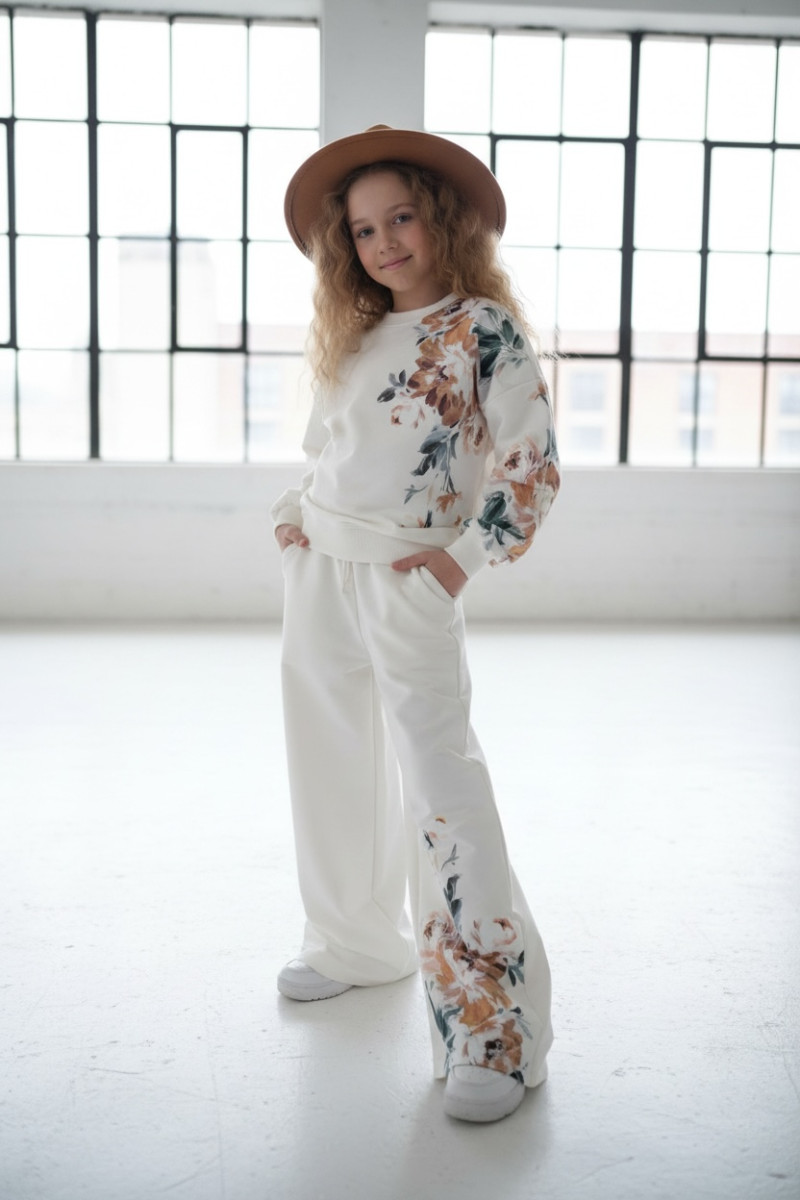 Komplet dla dziewczynki bluza i spodnie Spring Look