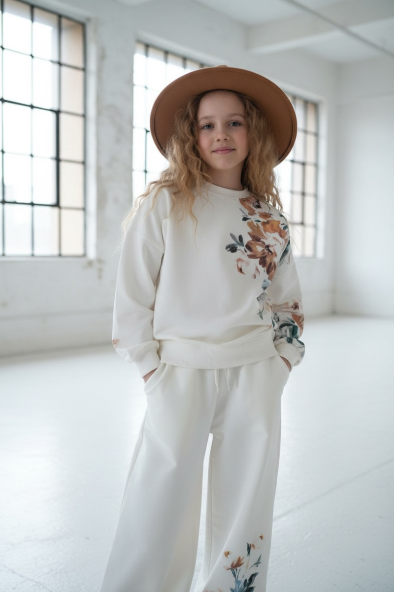 Komplet dla dziewczynki bluza i spodnie Spring Look