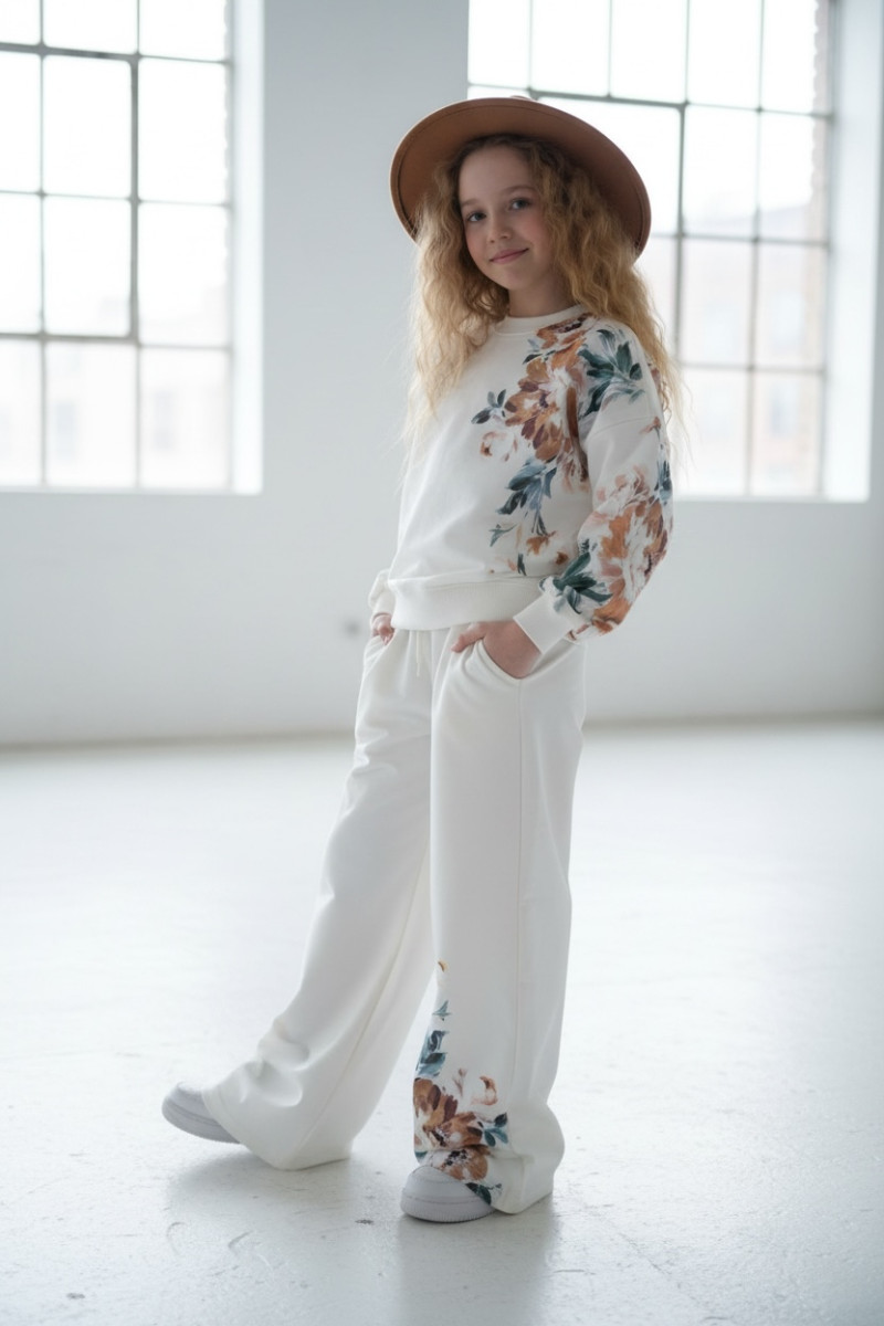 Komplet dla dziewczynki bluza i spodnie Spring Look