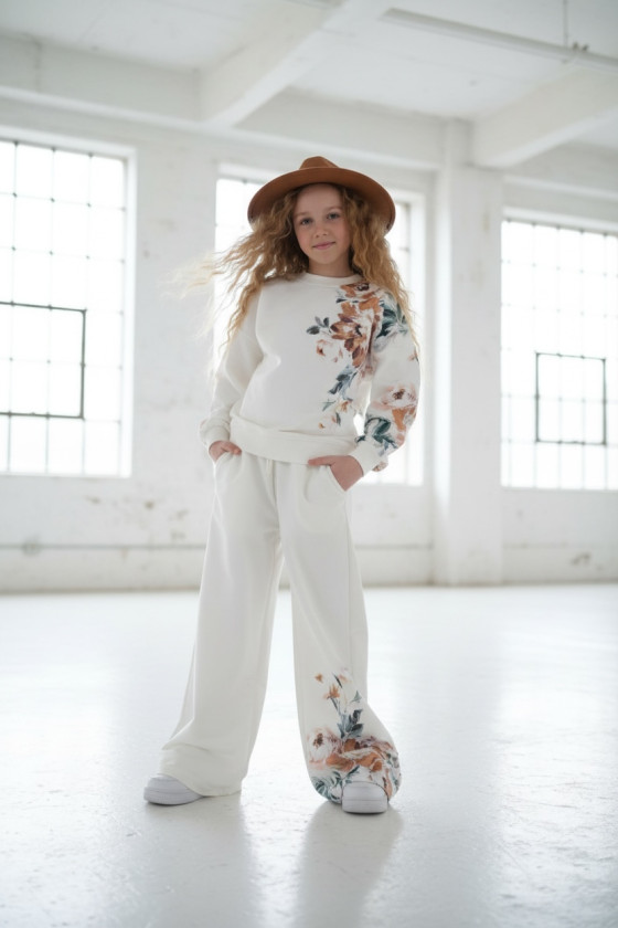 Komplet dla dziewczynki bluza i spodnie Spring Look