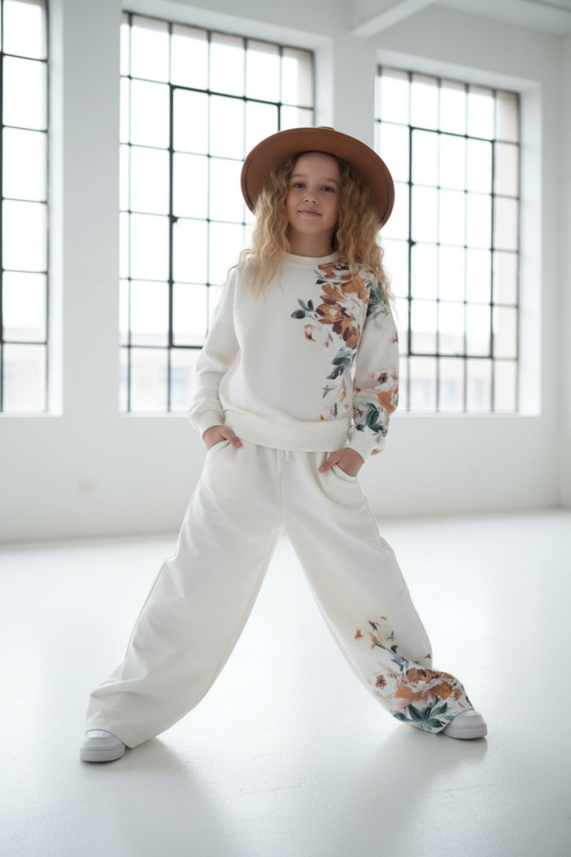 Komplet dla dziewczynki bluza i spodnie Spring Look