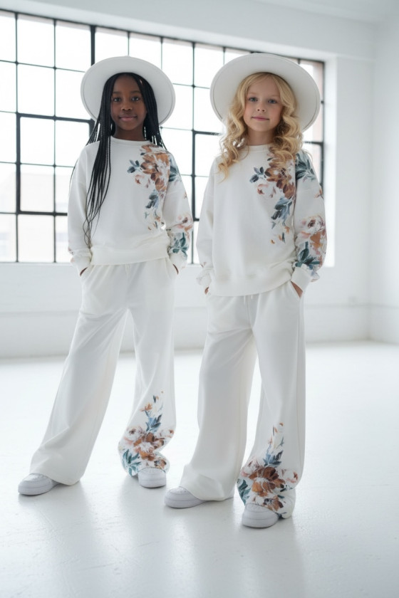 Komplet dla dziewczynki bluza i spodnie Spring Look