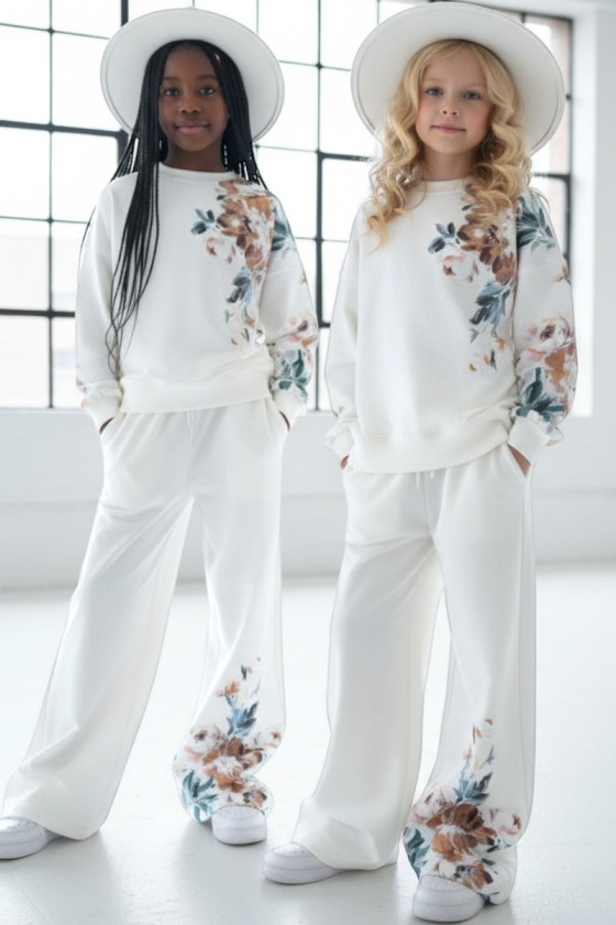 Komplet dla dziewczynki bluza i spodnie Spring Look