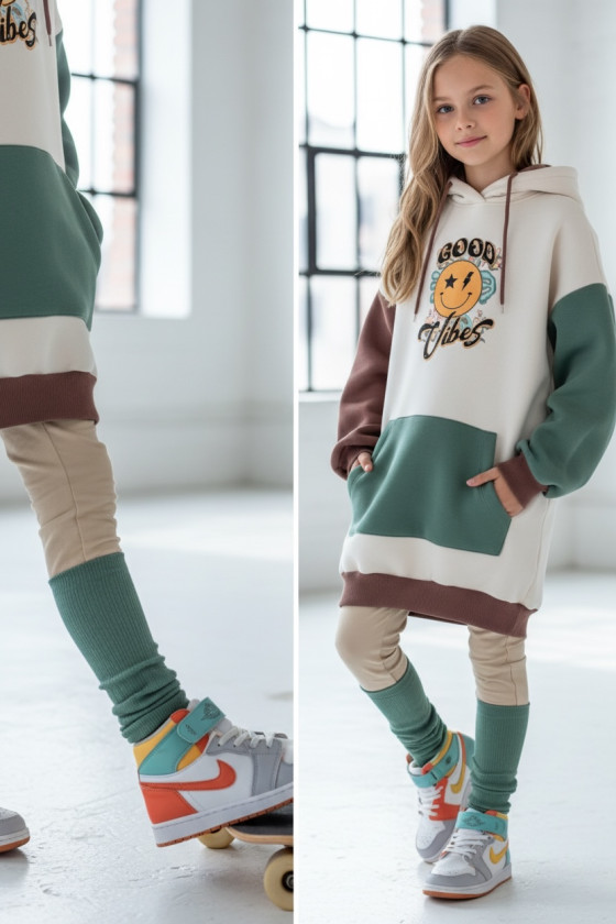 Bluza bawełniana  dla dziewczynki bluza do szkoły bluza bawełniana odzież dziecięca Sówka