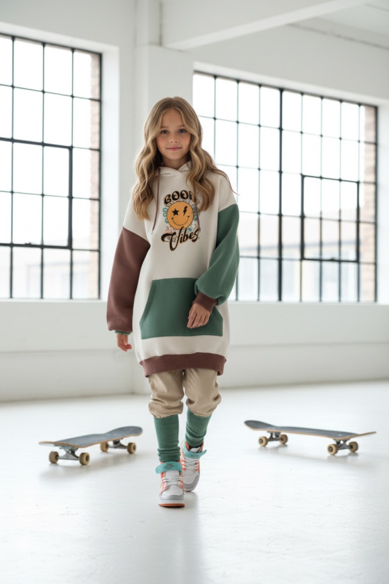 Bluza bawełniana  dla dziewczynki bluza do szkoły bluza bawełniana odzież dziecięca Sówka