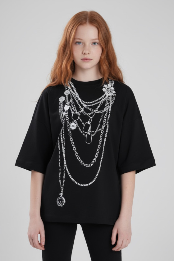 T shirt bluzka bawełniana oversize odzież dziecięca sówka sklep nastolatki teen young Street Fashion urban style