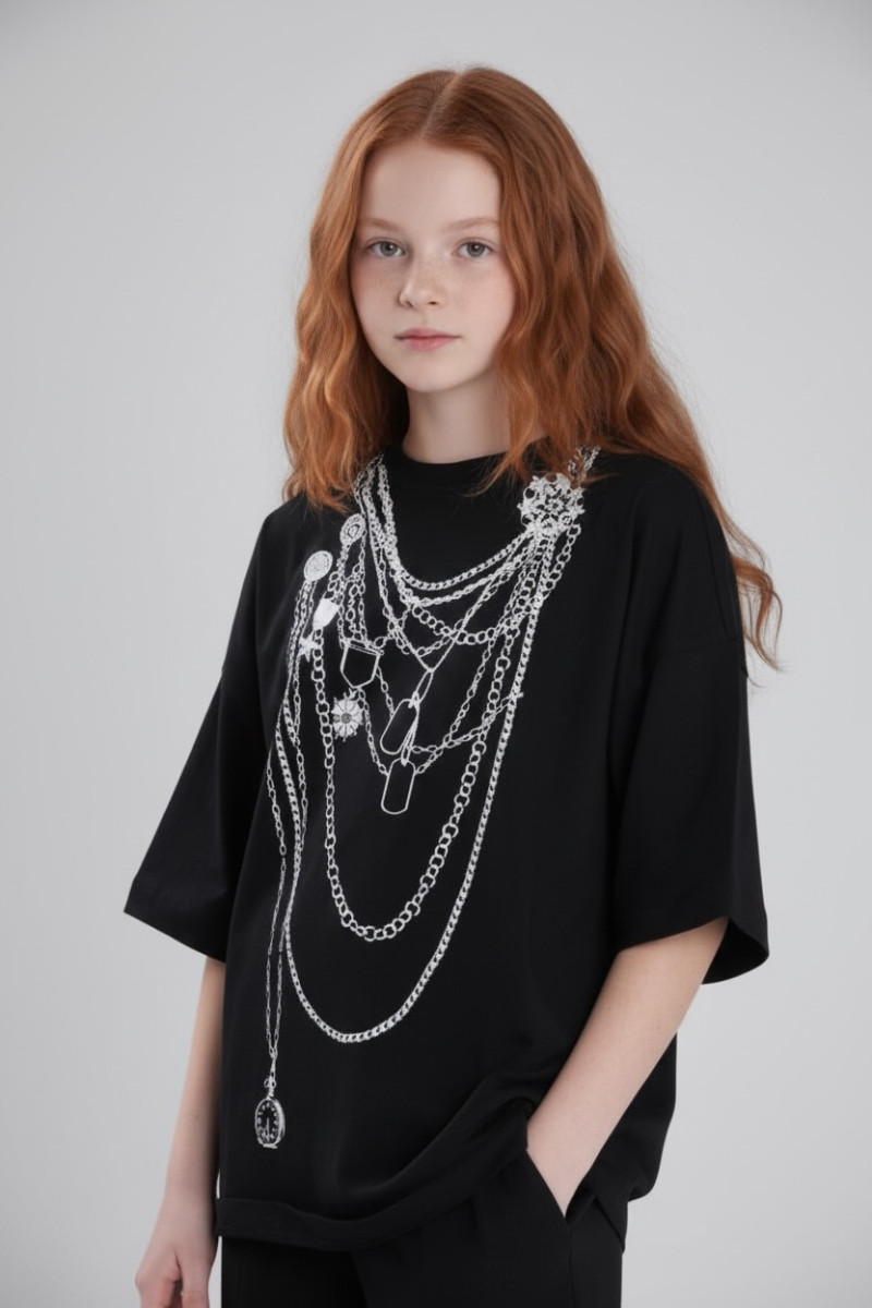 T shirt bluzka bawełniana oversize odzież dziecięca sówka sklep nastolatki teen young Street Fashion urban style