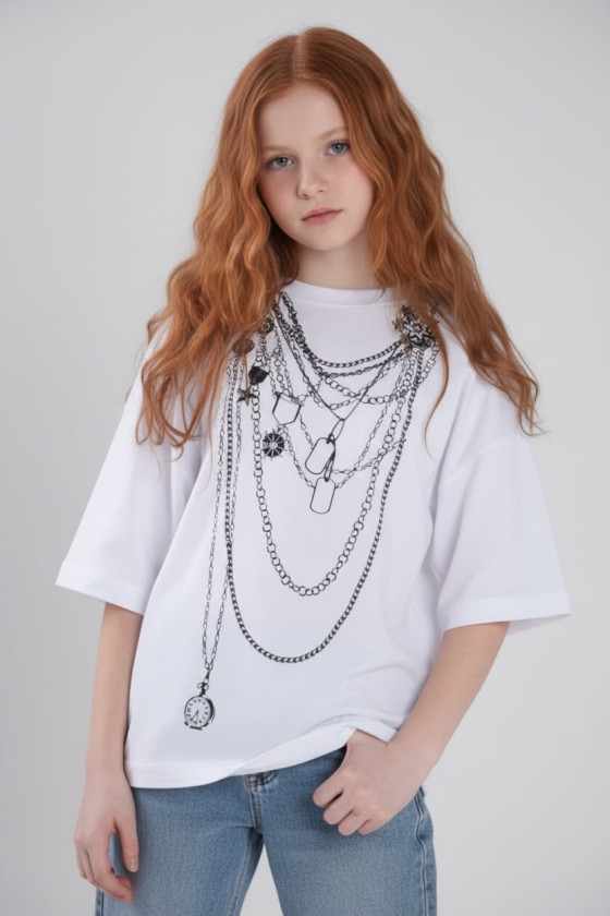 T shirt bluzka bawełniana oversize odzież dziecięca sówka sklep nastolatki teen young Street Fashion urban style