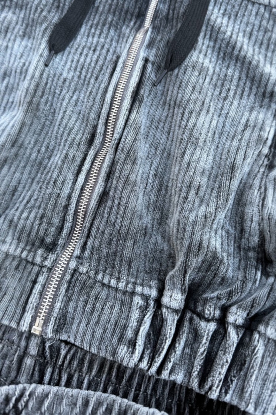 Komplet bluza i spodnie Welur Prążkowany