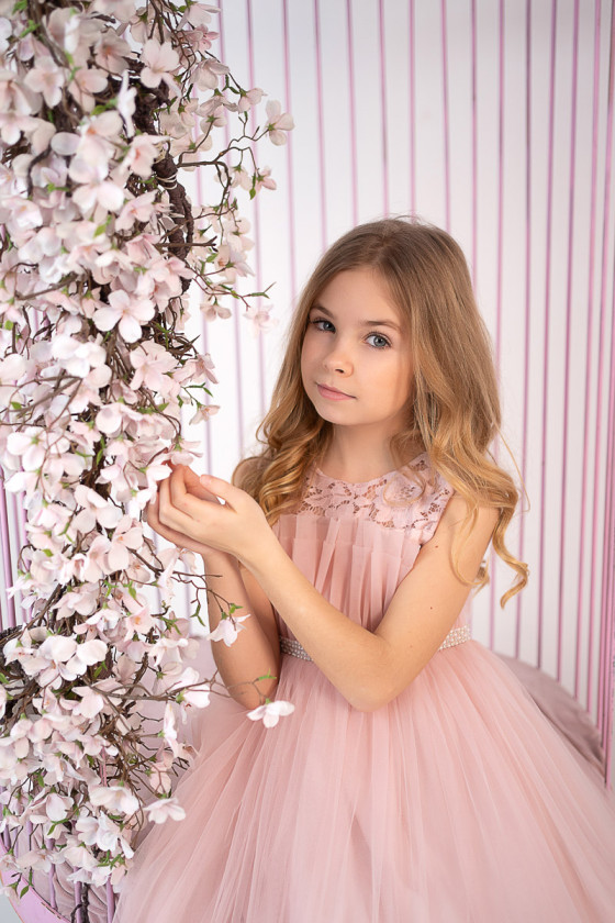 Sukienka balowa dla dziewczynki sukienka na przebranie sukienka komunijna komunia sukienka dla druhny sukienka weselna odzież dz