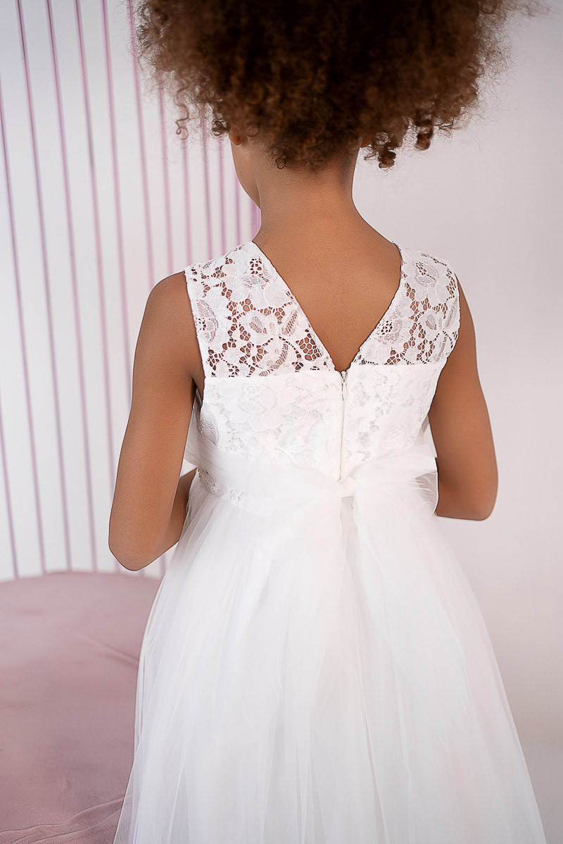 Sukienka biała balowa dla dziewczynki sukienka na przebranie sukienka komunijna biała komunia sukienka dla druhny sukienka wesel