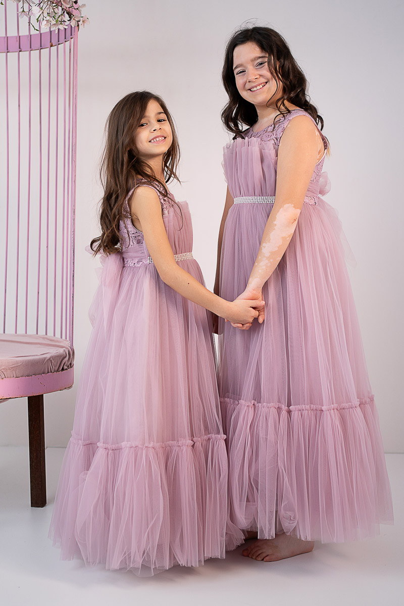 Sukienka dla dziewczynki Mari lilak