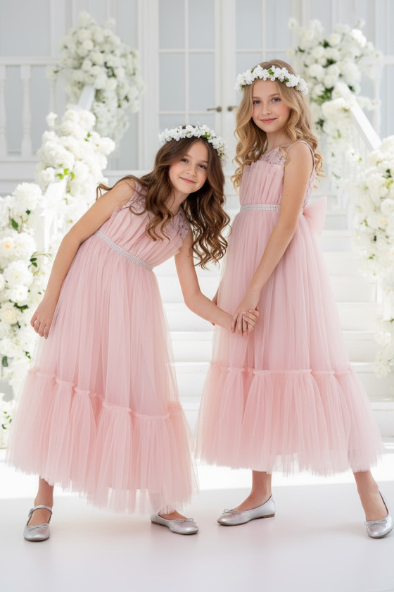 Sukienka balowa dla dziewczynki sukienka na przebranie sukienka komunijna komunia sukienka dla druhny sukienka weselna odzież dz