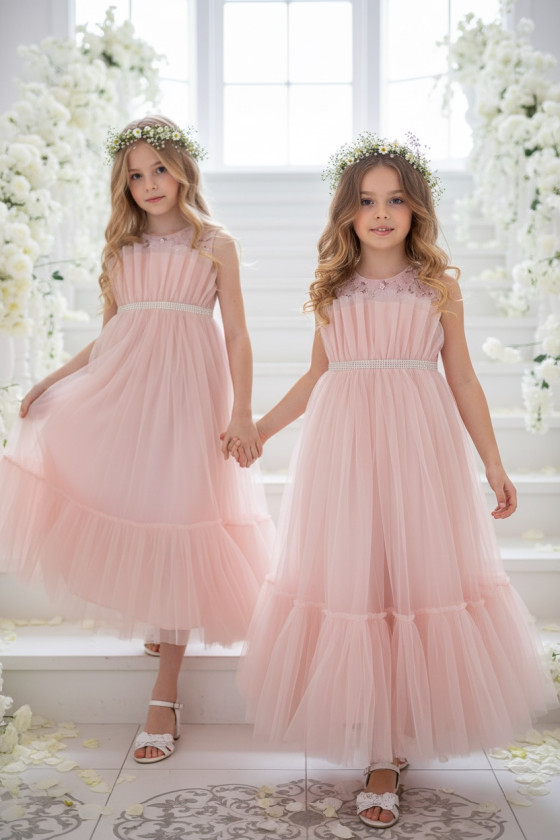 Sukienka balowa dla dziewczynki sukienka na przebranie sukienka komunijna komunia sukienka dla druhny sukienka weselna odzież dz