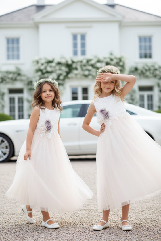 Sukienka dla dziewczynki sukienka elegancka dla dziewczynki sukienka wyjściowa dla dziewczynki odzież dziecięca Sówka