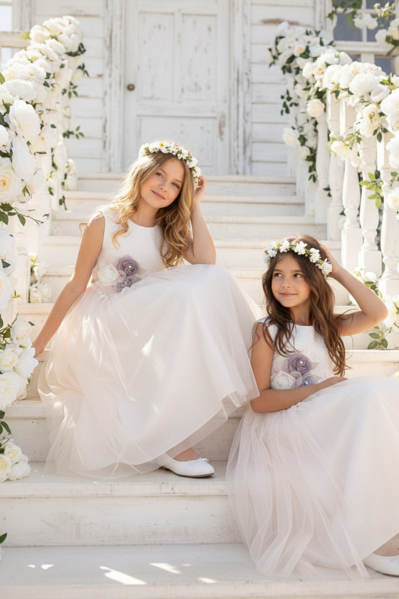 Sukienka dla dziewczynki sukienka elegancka dla dziewczynki sukienka wyjściowa dla dziewczynki odzież dziecięca Sówka