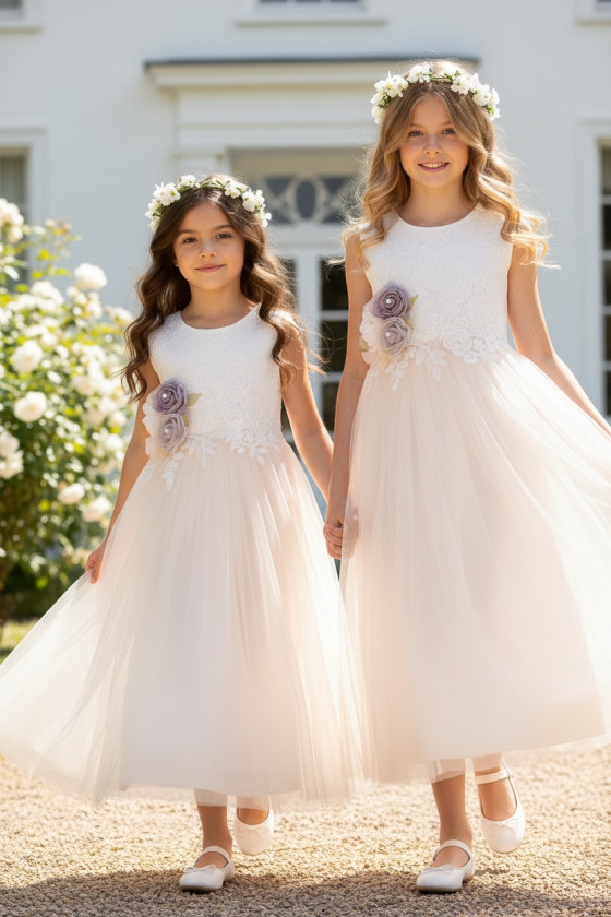 Sukienka dla dziewczynki sukienka elegancka dla dziewczynki sukienka wyjściowa dla dziewczynki odzież dziecięca Sówka