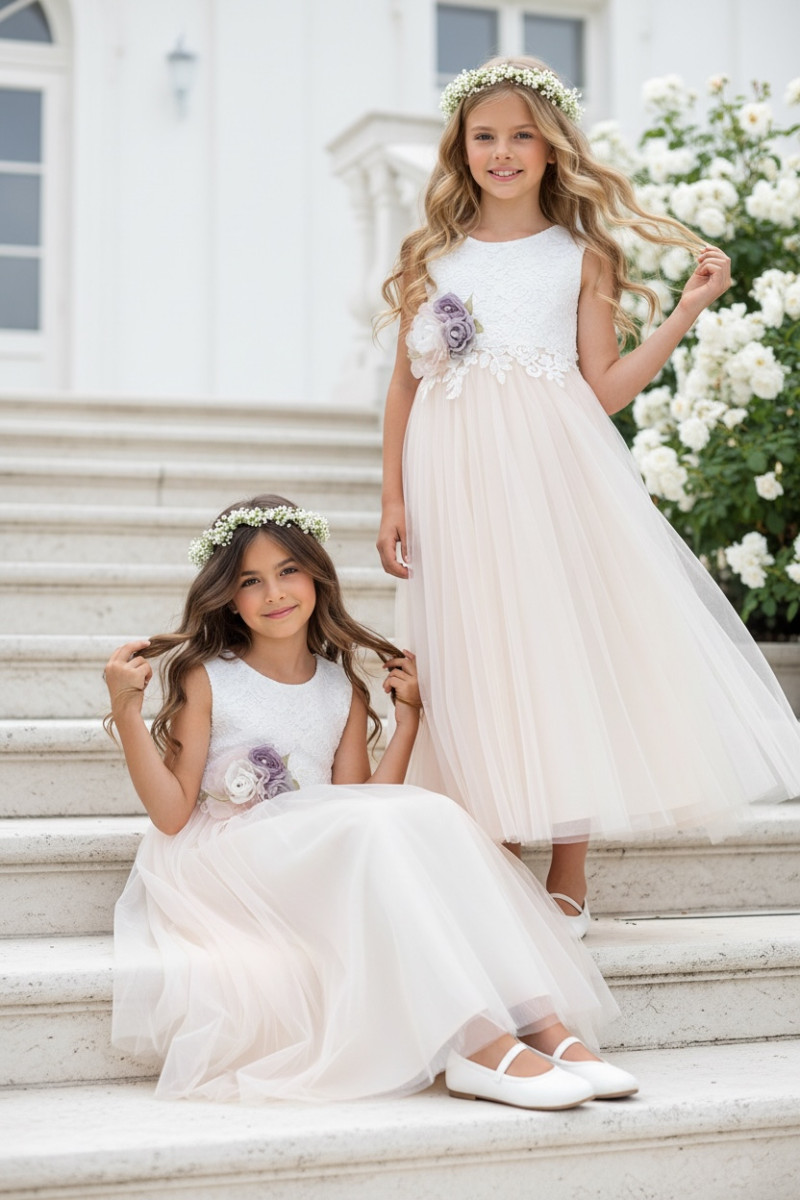 Sukienka dla dziewczynki sukienka elegancka dla dziewczynki sukienka wyjściowa dla dziewczynki odzież dziecięca Sówka