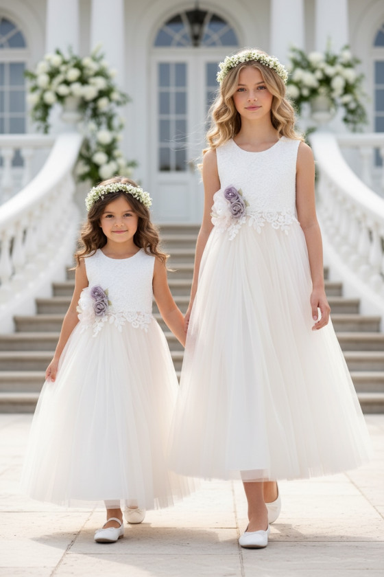 Sukienka dla dziewczynki sukienka elegancka dla dziewczynki sukienka wyjściowa dla dziewczynki odzież dziecięca Sówka