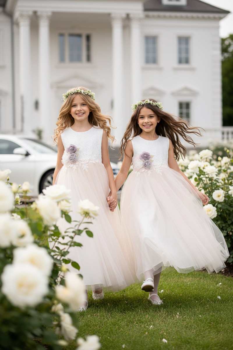 Sukienka dla dziewczynki sukienka elegancka dla dziewczynki sukienka wyjściowa dla dziewczynki odzież dziecięca Sówka