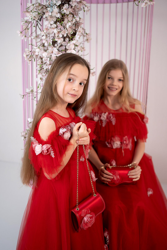 Sukienka balowa dla dziewczynki sukienka na przebranie sukienka komunijna komunia sukienka dla druhny sukienka weselna odzież dz