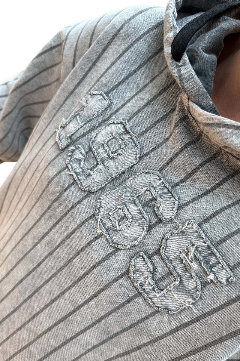 Komplet bluza i spodnie Grey Paski