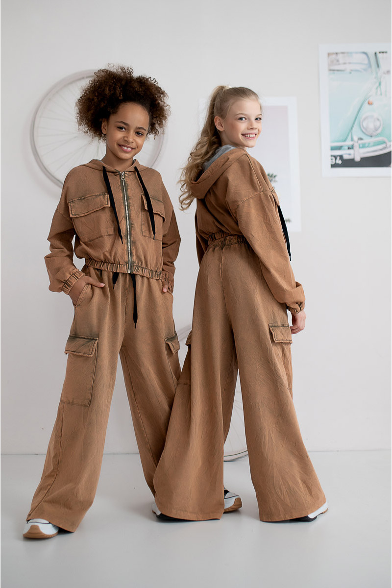 dres dla dziewczynki spodnie bluza sówka odzież dziecięca