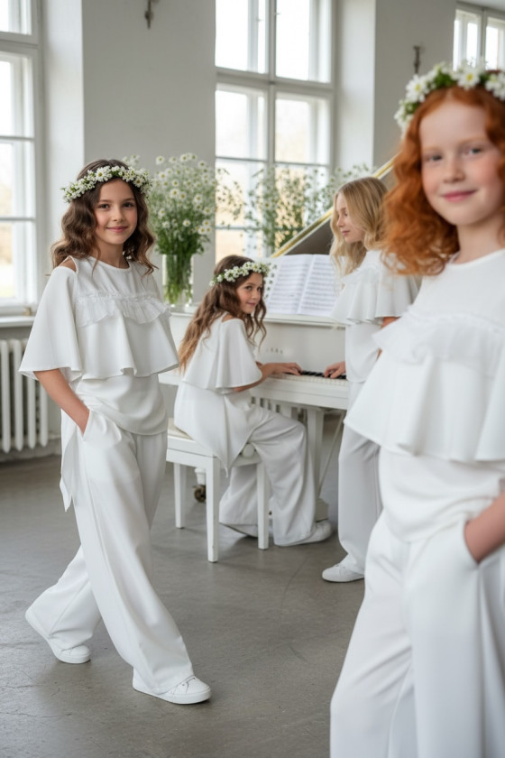 Komplet bluzka i spodnie Lorein