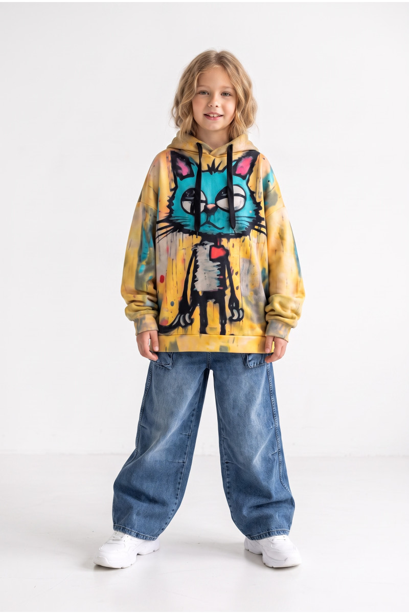 Bluza Kici Miau bawełna pętelkowa Kitty
