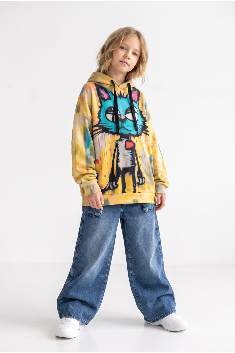 Bluza Kici Miau bawełna pętelkowa Kitty