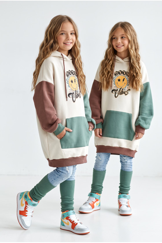 Bluza bawełniana  dla dziewczynki bluza do szkoły bluza bawełniana odzież dziecięca Sówka