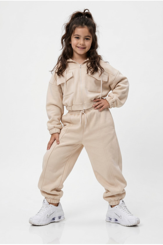 Komplet bluza i spodnie Gigi ecru