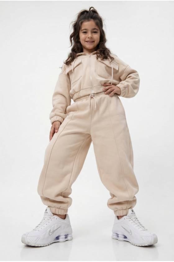 Komplet bluza i spodnie Gigi ecru