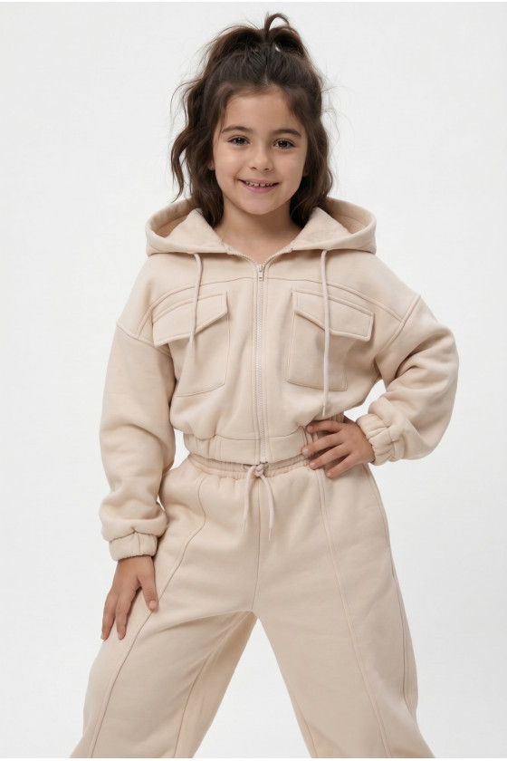 Komplet bluza i spodnie Gigi ecru