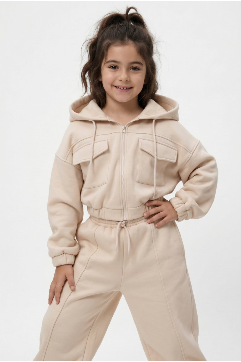 Komplet bluza i spodnie Gigi ecru