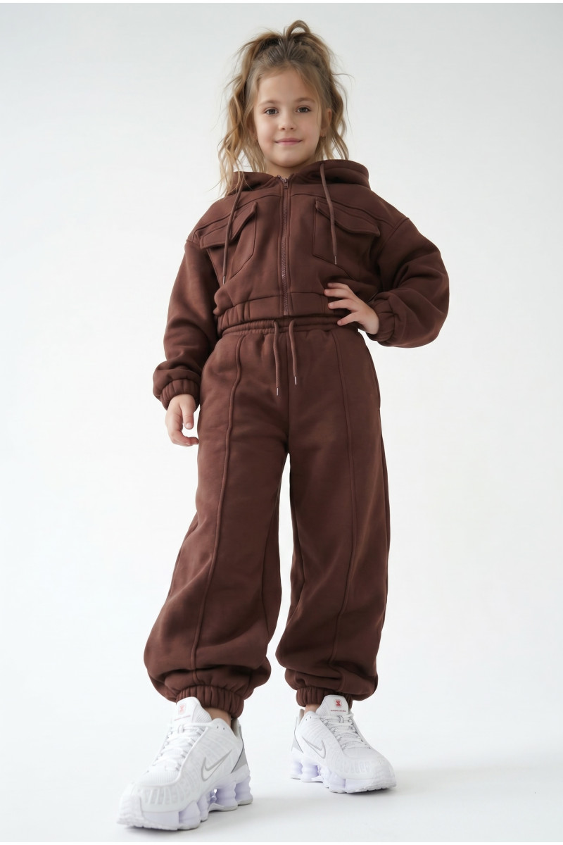 Komplet bluza i spodnie Gigi Brąz