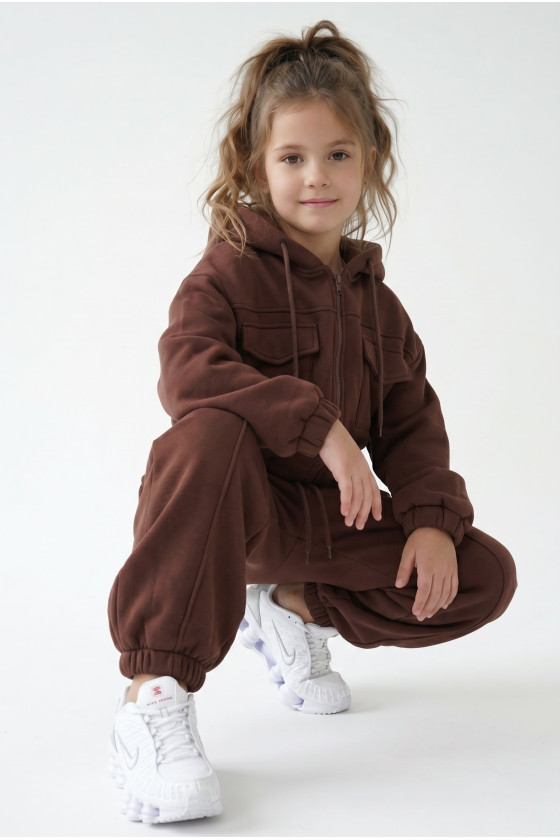 Komplet bluza i spodnie Gigi Brąz