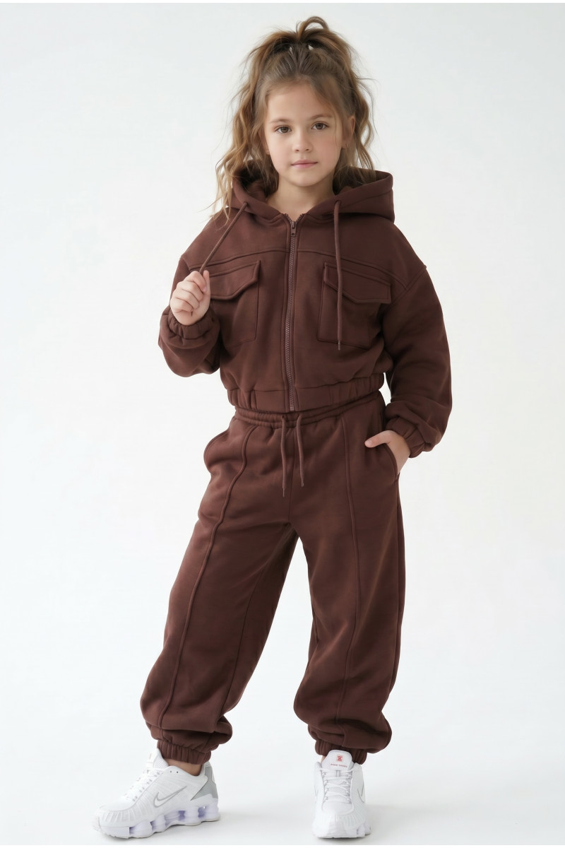 Komplet bluza i spodnie Gigi Brąz