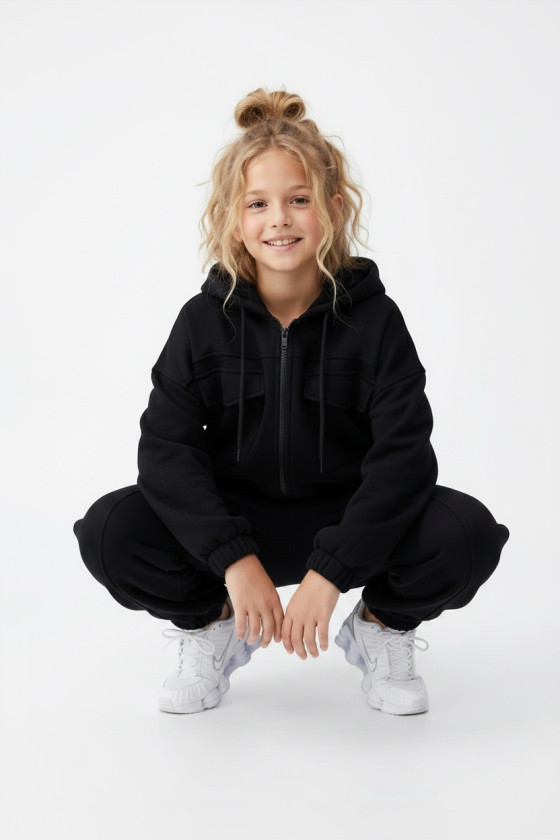 Komplet bluza i spodnie Gigi Czarny