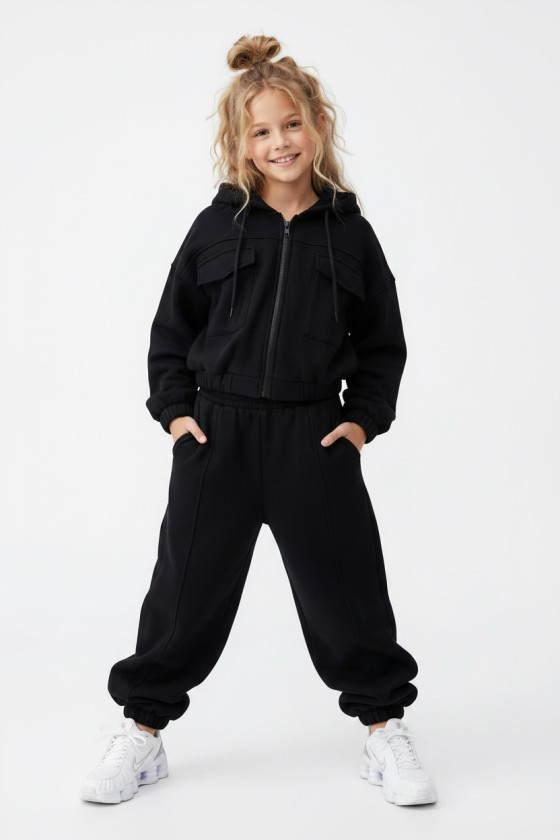 Komplet bluza i spodnie Gigi Czarny