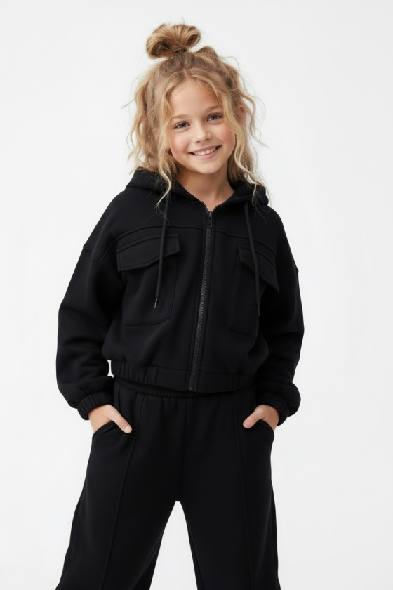 Komplet bluza i spodnie Gigi Czarny