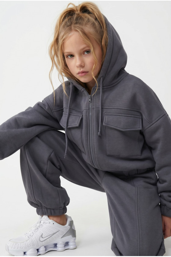 Komplet bluza i spodnie Gigi Grafit